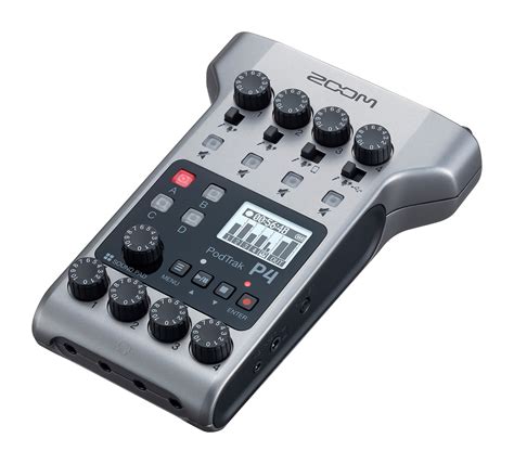 four chanel podcast recorder|Zoom podcast recorder p4.